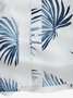 Men's Vintage Hawaiian Shirts Palm Tree Men's Cotton Plus Size Seersucker Tops