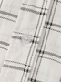 Cotton Linen Style American Casual Striped Plaid Versatile Linen Shirt