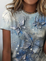 Vacation Butterfly Short Sleeve T-Shirt