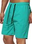 Men's Casual Candy Color Waterproof Quick Dry Five Point Beach Pants