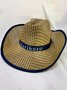 Blue Straw Hat