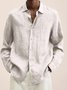 Cotton-Blend Basic Series Shirts & Tops