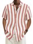 Basic Series Cotton-Blend Striped Shirts & Tops