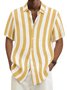 Basic Series Cotton-Blend Striped Shirts & Tops