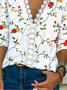 Women Casual Paneled Floral Shirts & Tops