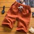 Men's Casual Loose Shorts Breathable Cotton Linen Beach Shorts