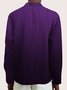 Men's Ombre Abstract Lines Printing Casual Cotton Linen Long Sleeve Plus Size Shirt