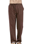 Holiday Cotton Linen Casual Trousers Men