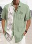  Hawaiian coconut tree print chest pocket holiday shirt oversized Hawaiian shirt