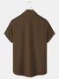 Men's 50's Vintage Casual Bowling Shirts Wrinkle Free Geometric Plus Size Tops