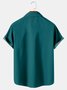 Music note gradient men's pocket button shirt