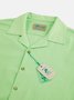 Men's Plain Seersucker Wrinkle Free Casual Shirts Multicolor Basic Tops