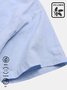 Royaura Beach Vacation Solid Color Men's Cotton Linen Blend Camp Shirts Big & Top Casual Button Down Shirts