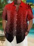 Royaura Cotton hemp Water Ripple Chest Pocket Short Sleeve Casual Shirt