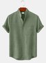 Cotton And Linen Casual Men’ Shirts