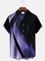 Men's Urban Trend Fashion Casual Shirts Gradient Large Size Wrinkle Free Easy Care Tops