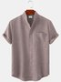 Cotton And Linen Casual Men’ Shirts