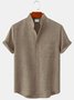 Cotton And Linen Casual Men’ Shirts