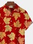 Canada Maple Leaf Chest Pocket Short Sleeves Casual Shirts