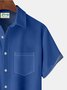 JoyMitty Flag Gnome Print  Men's Hawaiian Oversized Shirt with Pockets