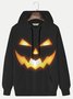 JoyMitty Halloween Print Beach Men's Oversized Stretch Hoodie