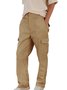 JoyMitty Basic Cargo Pants Men's Pocket Pants