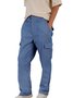 JoyMitty Basic Cargo Pants Men's Pocket Pants