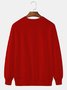 JoyMitty Christmas print round neck long sleeve sweatshirt
