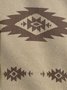 JoyMitty Men's Aztec Print Art Festive Stand Collar Oversized Sweatshirt