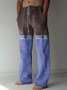 JoyMitty Retro Geometric Ethnic Print Men's Casual Pants