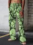 JoyMitty Retro Geometric Print Men's Casual Pants