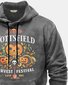 JoyMitty Halloween Pumpkin Alphabet Print Men's Drawstring Hoodie