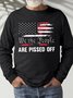 JoyMitty Vintage Men's Round Neck Pullover Sweatshirts  Stretch Warm We The People Are Pissed Of Sweatshirts