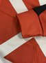 JoyMitty Retro Rock Red Geometric Music Art Men's Drawstring Hoodies Stretch Oversized Pocket Pullover Sweatshirts