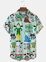 Christmas Christmas Movie ELF Print Men's Button Pocket Shirt