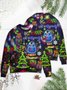 Christmas Holiday Neon Round Neck Sweatshirts Warm Comfortable Pullover Party Top