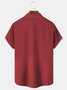 Christmas Car Letter Print Men's Button Pocket Shirt