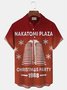 Nakatomi Plaza Christmas Party 1988 Printed Men's Button Pocket Shirt
