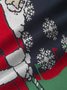 Men's Christmas Santa Baseball Print Men's Button Pocket Shirt