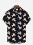 Valentine's Day Holiday Cupid Cartoon Men's Hawaiian Shirt Stretch Easy Care Pocket Camp Shirts Big Tall