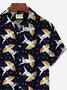 Valentine's Day Holiday Cupid Cartoon Men's Hawaiian Shirt Stretch Easy Care Pocket Camp Shirts Big Tall