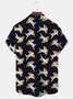 Valentine's Day Holiday Cupid Cartoon Men's Hawaiian Shirt Stretch Easy Care Pocket Camp Shirts Big Tall