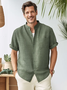 Cotton And Linen Casual Men’ Shirts