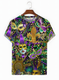  Holiday Mardi Gras Men's Art T-Shirt Oversized Cotton Blend Stretch Tops
