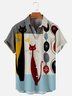 Printed Shirt Collar Vintage Shirts