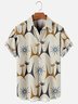 Men's Cat Geometric Printed Casual Vintage Shirts & Tops