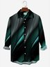 Men's Urban Fashion Shirts Gradient Art Anti-Wrinkle Plus Size Tops