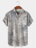 Men's Resort Hawaiian Seersucker Wrinkle Free Shirt