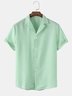 Men's Wrinkle Free Seersucker Striped Shirts Plus Size Casual Shirts