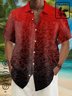 Royaura Cotton hemp Water Ripple Chest Pocket Short Sleeve Casual Shirt